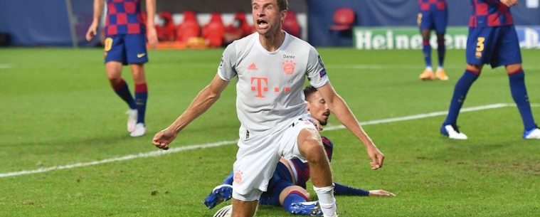 «Бавария» уничтожила «Барсу» в четвертьфинале ЛЧ