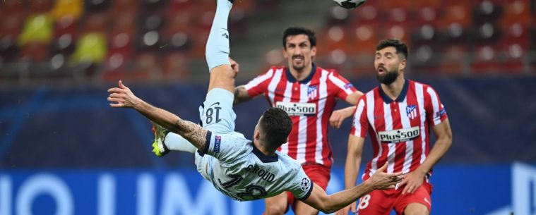 Оливье Жиру забил невероятный победный гол в матче с «Атлетико» (видео)